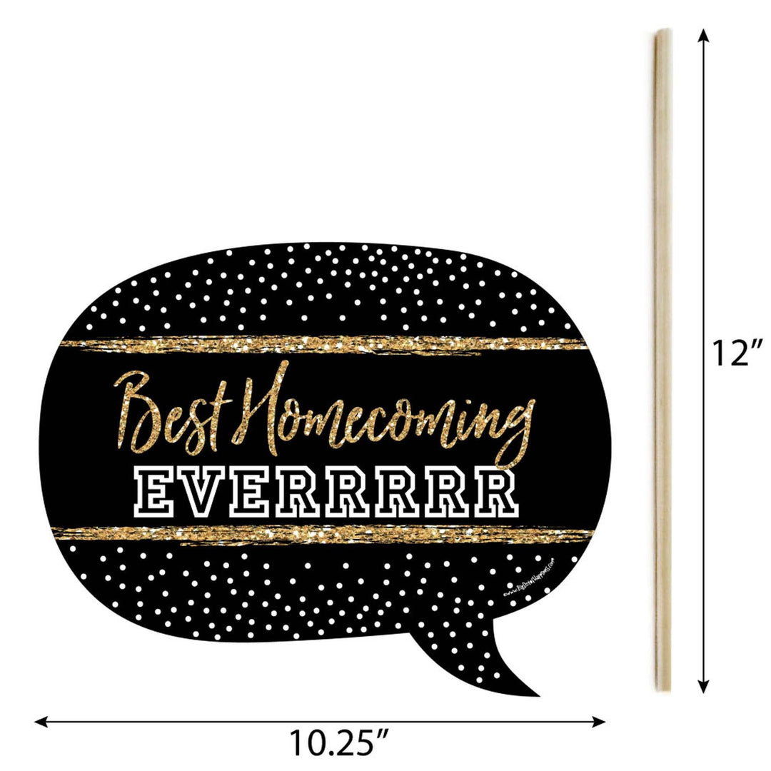 Funny HOCO Dance - Homecoming 10 Piece Photo Booth Props Kit