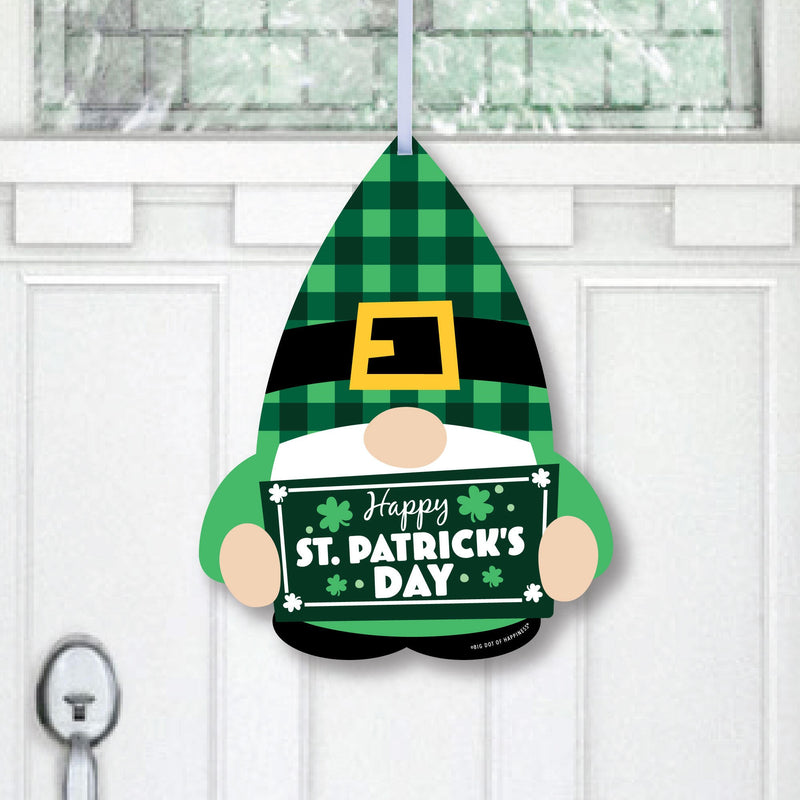 Irish Gnomes - Hanging Porch St. Patrick&