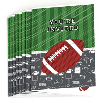 End Zone - Football - Fill in Party Invitations - 8 ct