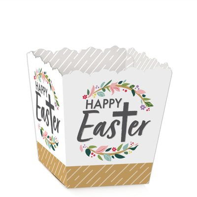 Religious Easter - Party Mini Favor Boxes - Christian Holiday Party Treat Candy Boxes - Set of 12
