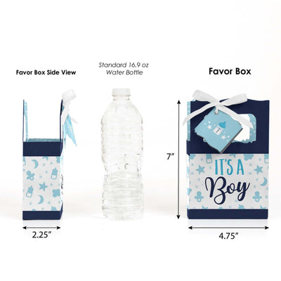 It's a Boy - Blue Baby Shower Favor Boxes - Set of 12