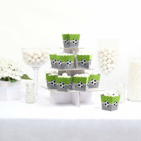 GOAAAL! - Soccer - Party Mini Favor Boxes - Baby Shower or Birthday Party Treat Candy Boxes - Set of 12