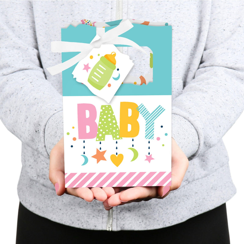 Colorful Baby Shower - Gender Neutral Party Favor Boxes - Set of 12