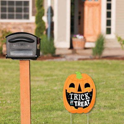 Jack-O'-Lantern Halloween - Outdoor Lawn Sign - Kids Halloween Party Yard Sign - 1 Piece