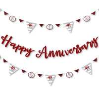 We Still Do - 40th Wedding Anniversary - Anniversary Party Letter Banner Decoration - 36 Banner Cutouts and Happy Anniversary Banner Letters