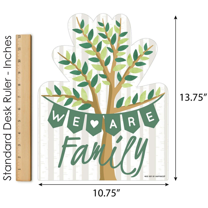 Family Tree Reunion - Outdoor Lawn Sign - Family Gathering Party Yard Sign - 1 Piece