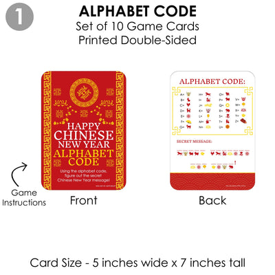 Chinese New Year - 4 Lunar New Year Games - 10 Cards Each - Gamerific Bundle