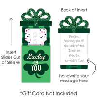 St. Patrick's Day - Saint Patty's Day Party Money and Gift Card Sleeves - Nifty Gifty Card Holders - Set of 8