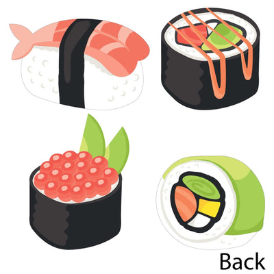 Let's Roll - Sushi - Decorations DIY Japanese Party Essentials - Set of 20