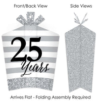 We Still Do - 25th Wedding Anniversary - Table Decorations - Anniversary Party Fold and Flare Centerpieces - 10 Count