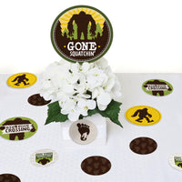 Sasquatch Crossing - Bigfoot Party or Birthday Party Giant Circle Confetti - Party Decorations - Large Confetti 27 Count