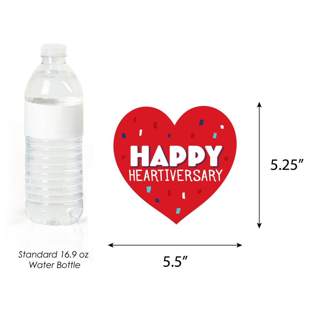 Happy Heartiversary - Hearts Decorations DIY CHD Awareness Essentials - Set of 20
