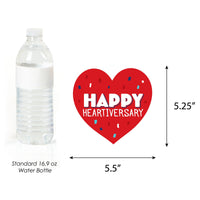 Happy Heartiversary - Hearts Decorations DIY CHD Awareness Essentials - Set of 20