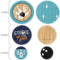 Strike Up the Fun - Bowling - Baby Shower or Birthday Party Giant Circle Confetti - Party Decorations - Large Confetti 27 Count
