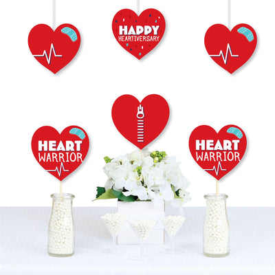 Happy Heartiversary - Hearts Decorations DIY CHD Awareness Essentials - Set of 20