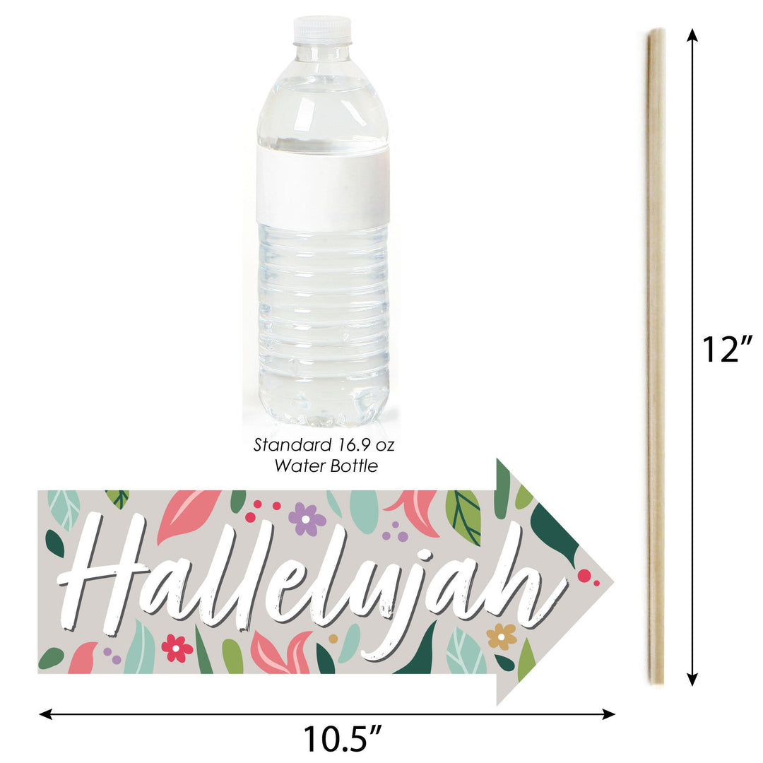 Funny Religious Easter - Christian Holiday Party Photo Booth Props Kit - 10 Piece