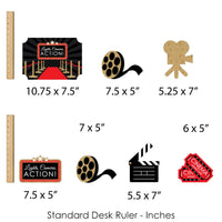 Red Carpet Showstopper Table Toppers - 35 Pc