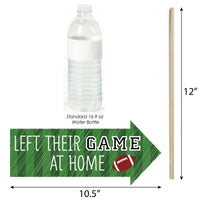Funny End Zone - Football - 10 Piece Baby Shower or Birthday Party Photo Booth Props Kit