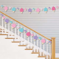 Scoop Up The Fun - Ice Cream - Sprinkles Party DIY Decorations - Clothespin Garland Banner - 44 Pieces
