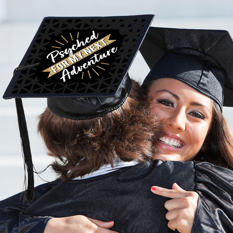 Psychology Grad - Psychologist Graduation Cap Decorations Kit - Grad Cap Cover