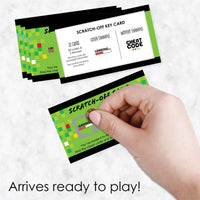 Game Zone - Pixel Video Game Party or Birthday Party Game Scratch Off Cards - 22 ct