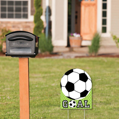 GOAAAL! - Soccer - Outdoor Lawn Sign - Baby Shower or Birthday Party Yard Sign - 1 Piece