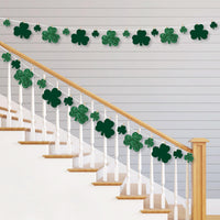 St. Patrick's Day - Saint Patty's Day Party DIY Decorations - Clothespin Garland Banner - 44 Pieces