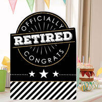 Happy Retirement - Congratulations Giant Greeting Card - Big Shaped Jumborific Card - 16.5 x 22 inches