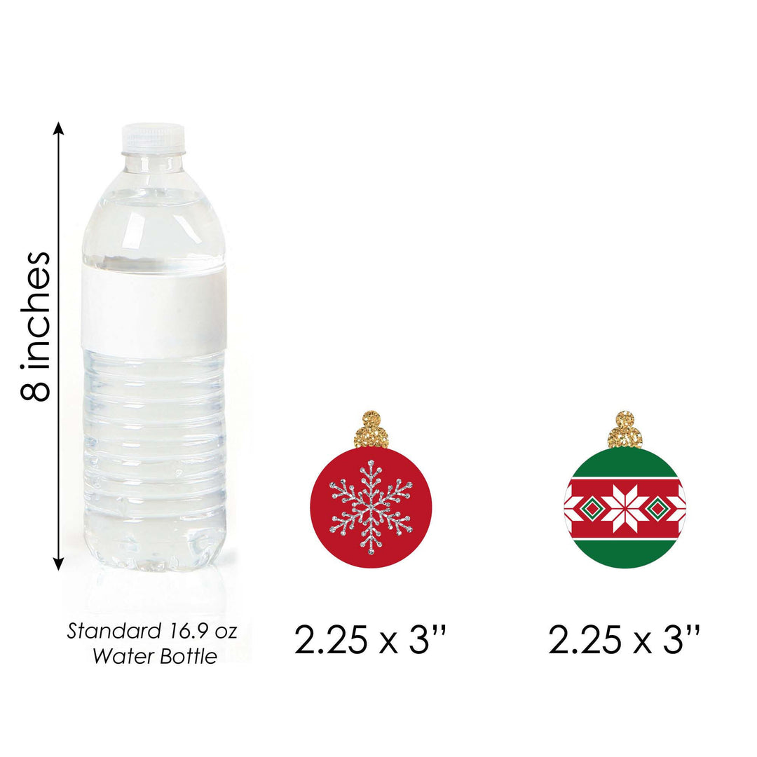 Ornaments - DIY Shaped Holiday and Christmas Party Cut-Outs - 24 Count