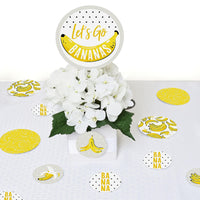 Let's Go Bananas - Tropical Party Giant Circle Confetti - Party Decorations - Large Confetti 27 Count
