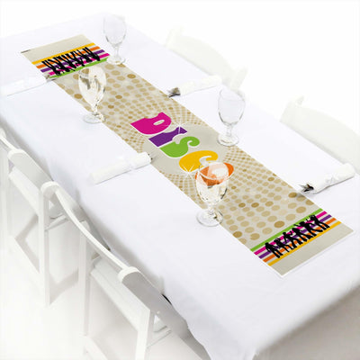 70's Disco - Petite 1970s Party Paper Table Runner - 12" x 60"