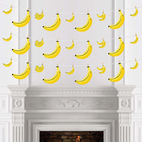 Let's Go Bananas - Tropical Party DIY Decorations - Clothespin Garland Banner - 44 Pieces