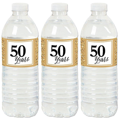 We Still Do - 50th Wedding Anniversary - Anniversary Water Bottle Sticker Labels - Set of 20