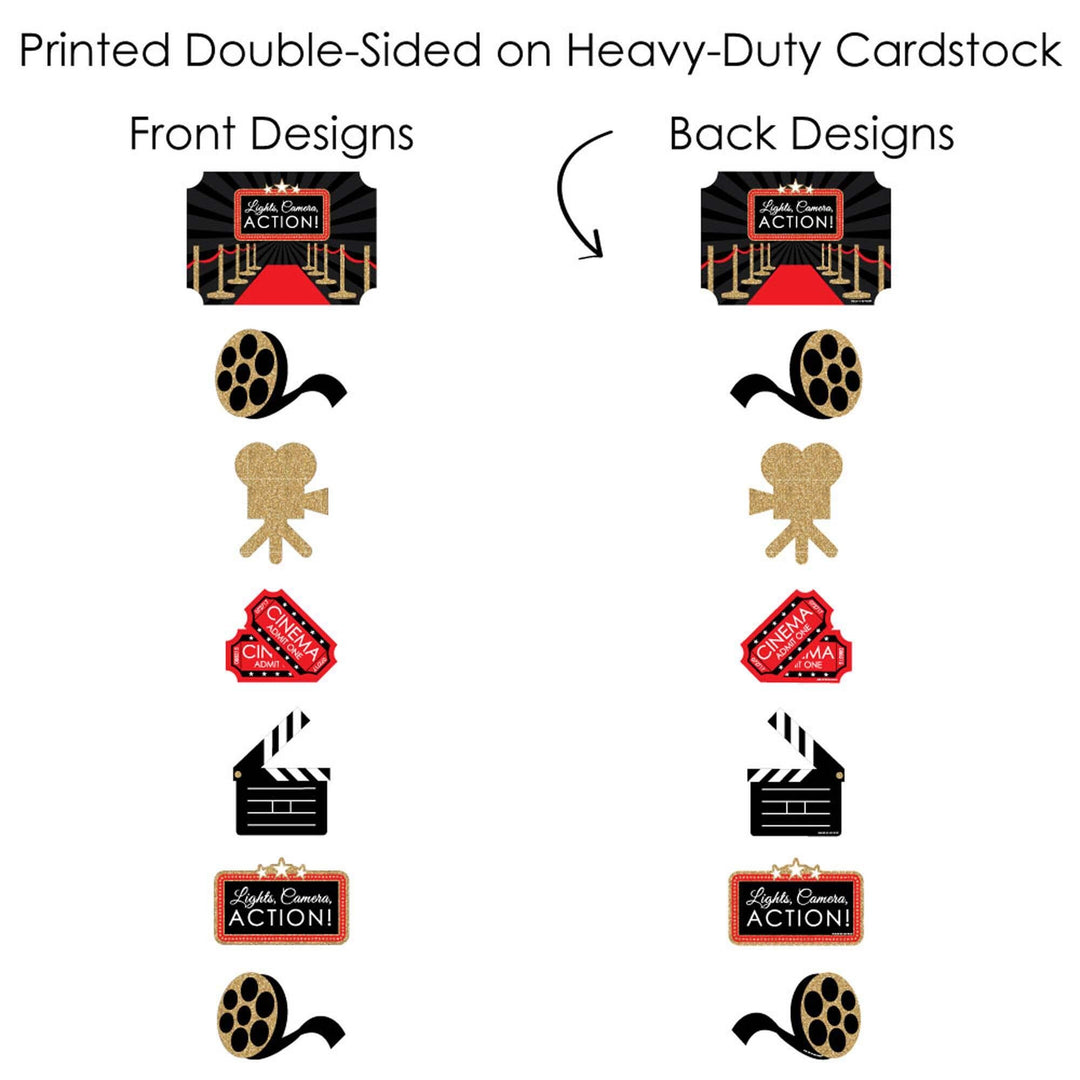 Red Carpet Showstopper Table Toppers - 35 Pc