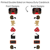 Red Carpet Showstopper Table Toppers - 35 Pc