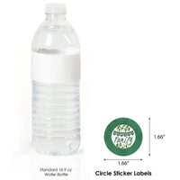 Family Tree Reunion - Round Personalized Family Gathering Party Circle Sticker Labels - 24 ct
