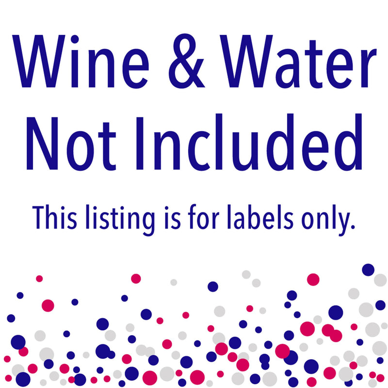 My Dad is Rad - Mini Wine Bottle Labels, Wine Bottle Labels and Water Bottle Labels - Father&