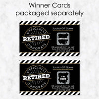 Happy Retirement - Retirement Party Scratch Off Cards