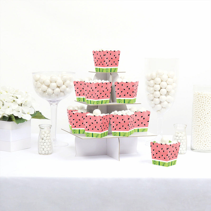 Sweet Watermelon - Party Mini Favor Boxes - Fruit Party Treat Candy Boxes - Set of 12