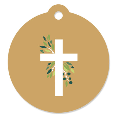 Elegant Cross - Religious Party Favor Gift Tags (Set of 20)