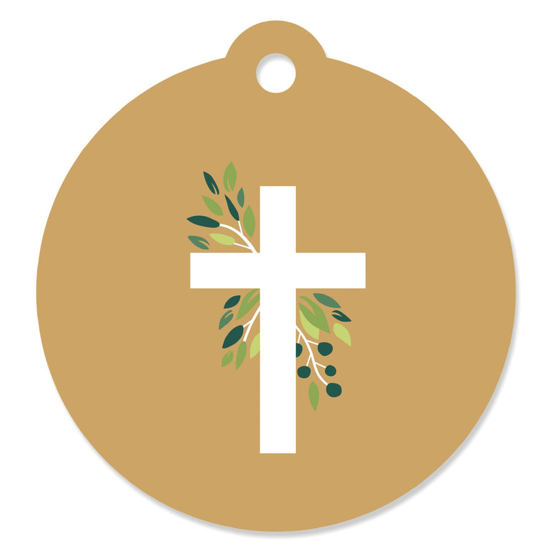 Elegant Cross - Religious Party Favor Gift Tags (Set of 20)