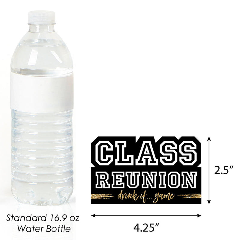 Drink If Game - Reunited - School Class Reunion Party Game - 24 Count