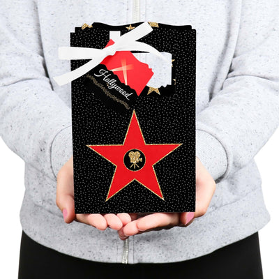 Red Carpet Hollywood - Movie Night Party Favor Boxes - Set of 12