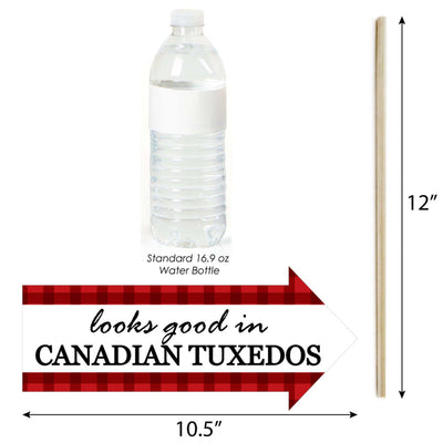 Funny Canada Day - 10 Piece Canadian Party Photo Booth Props Kit