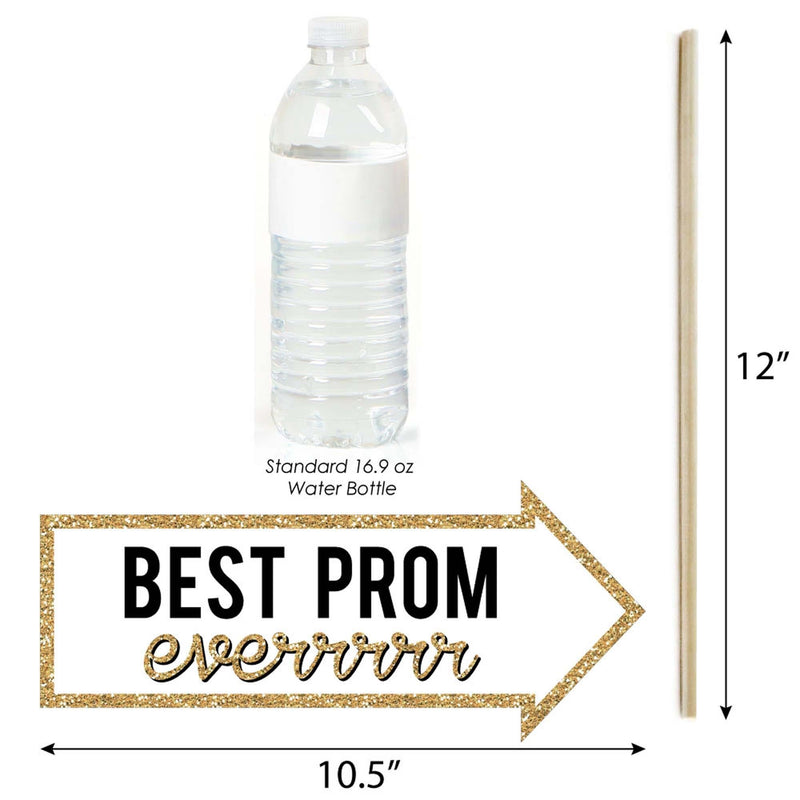 Funny Prom - 10 Piece Prom Night Party Photo Booth Props Kit