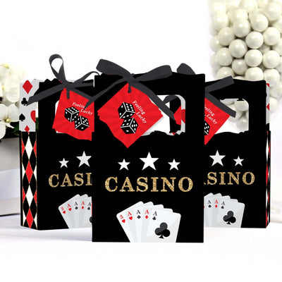 Las Vegas - Casino Party Favor Boxes - Set of 12