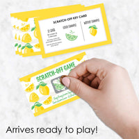 So Fresh - Lemon - Citrus Lemonade Party Game Scratch Off Cards - 22 Count