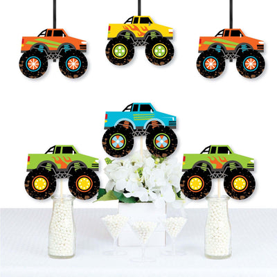 Smash and Crash - Monster Truck - Decorations DIY Boy Birthday Party Essentials - Set of 20