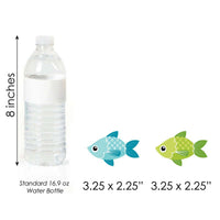 Let's Go Fishing - DIY Shaped Fish Themed Party or Birthday Party Cut-Outs - 24 ct