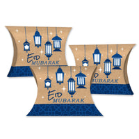 Ramadan - Favor Gift Boxes - Eid Mubarak Party Petite Pillow Boxes - Set of 20